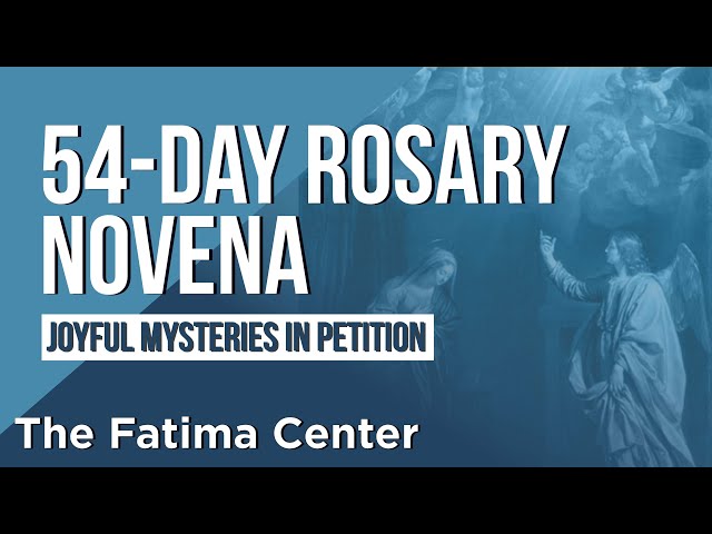 54-Day Rosary Novena: The Joyful Mysteries in Petition