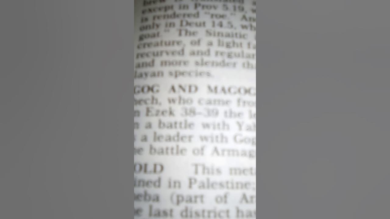 definition of magog YouTube