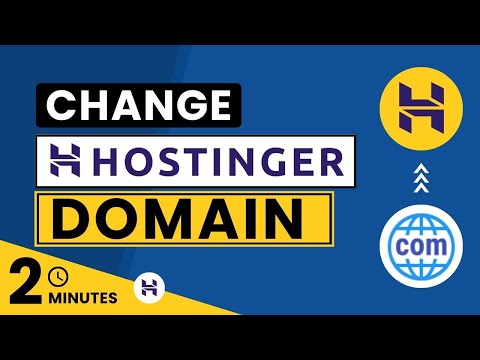 How To Change Hostinger Domain Name 2023 | Hostinger Change Domain Name
