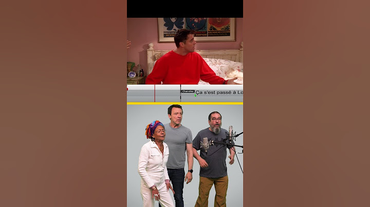 Les VF de Joey, CHANDLER et MONICA redoublent cette scène culte de FRIENDS !