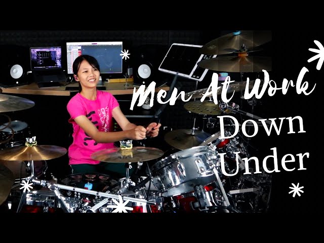 Men At Work ~ Down Under // Drum cover by Kalonica Nicx class=
