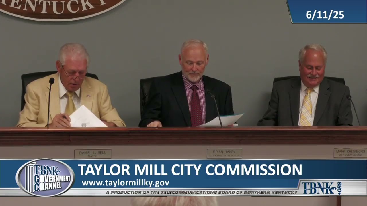 Taylor Mill City Commission - June 11 2025