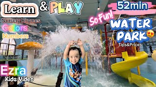 Water Park | Learn Colors, Numbers, Nursery Rhymes with Baby Ezra | Educational Videos for Kids