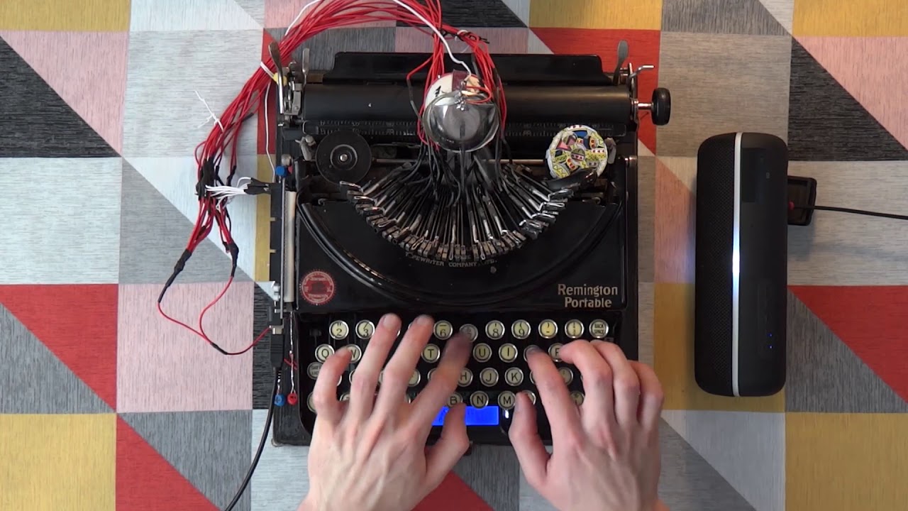 YouTuber Turns a 1920s Typewriter Into a MIDI Drum Machine