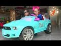 Power Wheels Frozen Mustang Ride On Kids Toy Car