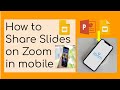 How to Share Slide in Zoom in mobile - #EducatorJeevan