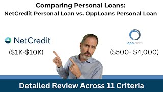 Comparing The Personal Loans From Lenders NetCredit and Opploans Across 11 Criteria 2024!