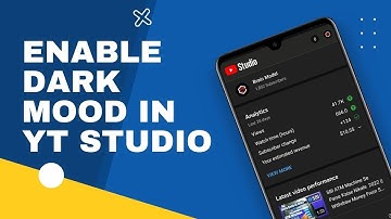 How to Enable Dark Mode Theme in YT Studio 2022 Update | Youtube Dark Mode
