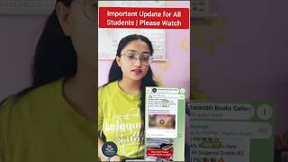 Important Update For All Students | Please Watch#bookreview #competitiveexamsbooks#shorts#trending🔥📚