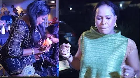 So Funny! See What Happen When Kemi Afolabi Challenge Faithia Balogun At Zanzee Birthday