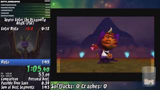 Spyro: Enter The Dragonfly Any% Speedrun (PS2) - 1:42