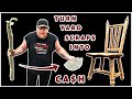 TURN YARD SCRAPS INTO CASH WITH WOODWORKING! | How to build a chair
