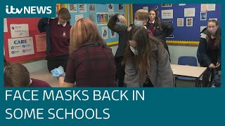 Face Masks Back In Some Uk Schools Due To High Levels Of Covid Itv News