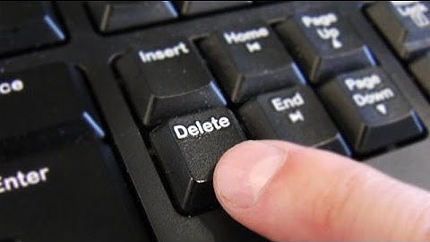 How to delete 