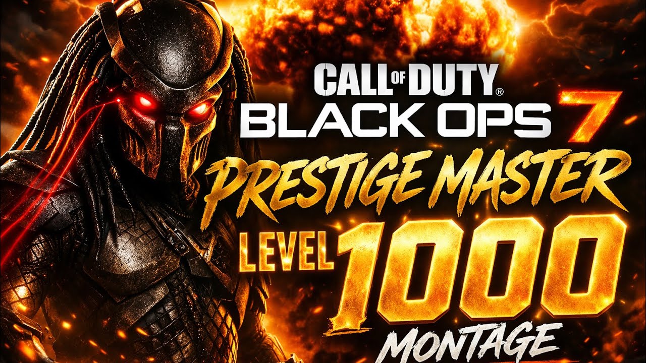 Call of Duty: Black Ops 7 Level 1000 Prestige Master Montage ...