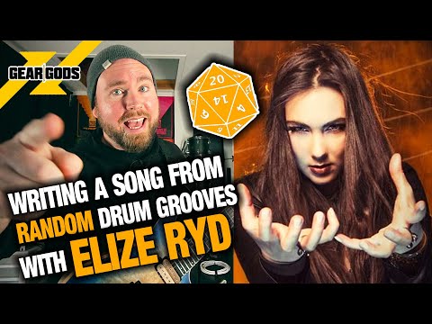 Writing A Song From RANDOM Drum Grooves 6 - Feat. ELIZE RYD of AMARANTHE | GEAR GODS