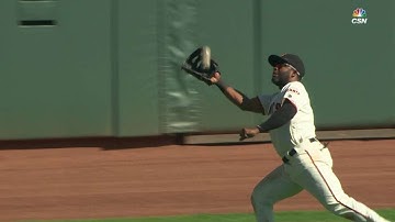 LAD@SF: Span makes an awesome catch on the run