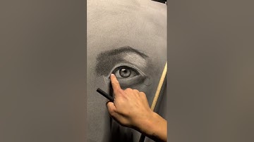 How to Draw Eyes: Step by Step Charcoal Drawing Tutorial for Beginners