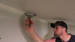 How to finish drywall with no sanding (dustless taping)