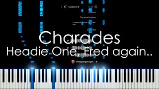 Headie One, Fred again.. - Charades | Piano Tutorial
