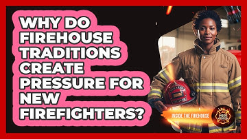 Why Do Firehouse Traditions Create Pressure For New Firefighters? - Inside the Firehouse