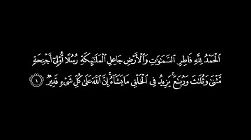 كروما شاشة سوداء قران كريم 🌿تلاوة من سورة فاطر 🌿القارئ محمد أيوب 🌿