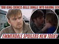 Emmerdale rape ordeal belle dingle dark scenes with abusive tom king  shocking  emmerdale spoilers