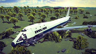 Airplane Crashes Into Forest After Emergency Landing | Besiege