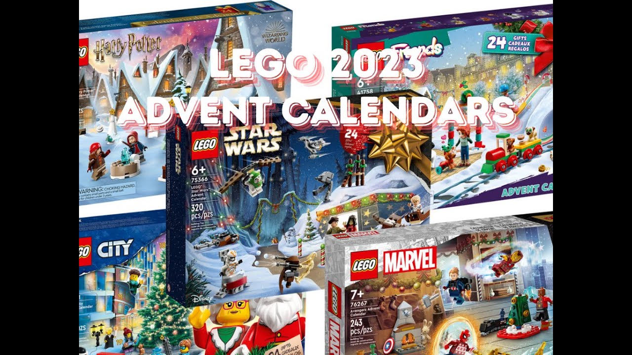 Calendriers de l'avent 2023 LEGO Star Wars, Marvel, Harry Potter