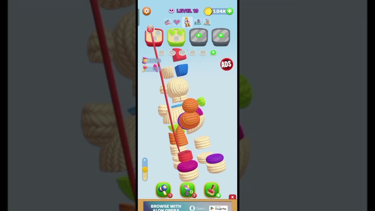 Yarn Fever level 19 | Puzzle game 