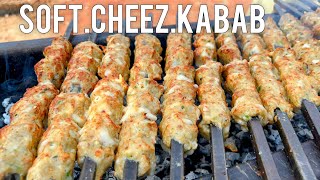 Chicken Seekh Cheesy Reshmi Kebab Recipe | Super Soft Chicken Reshmi Kebab Recipe