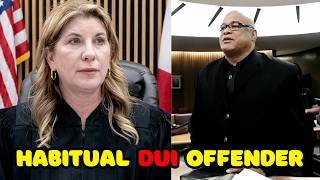 Habitual DUI Offender Lying in Court — Judge Sentences Him With 25 YEARS