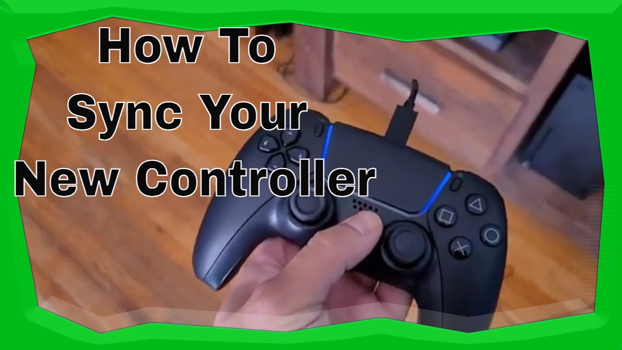 How To Sync A New PS5 Controller Step By Step Guide - YouTube