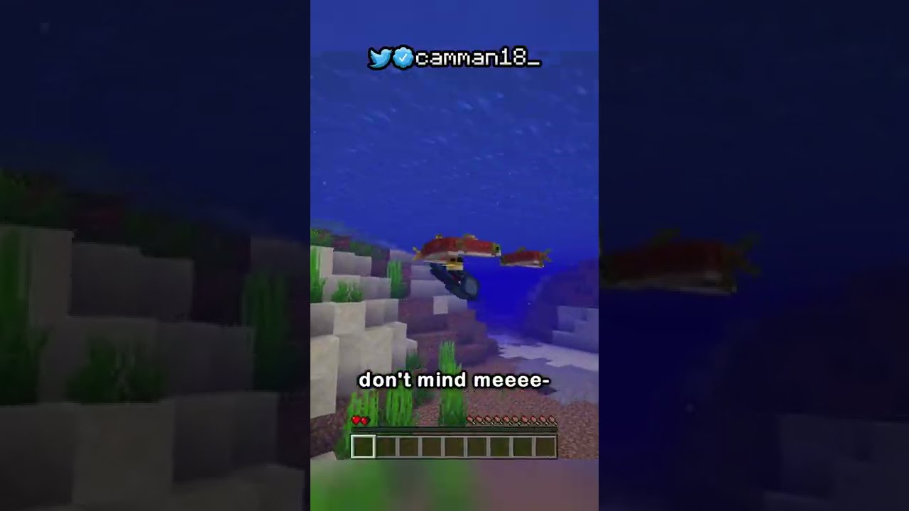 Minecraft, But I'm A Pufferfish