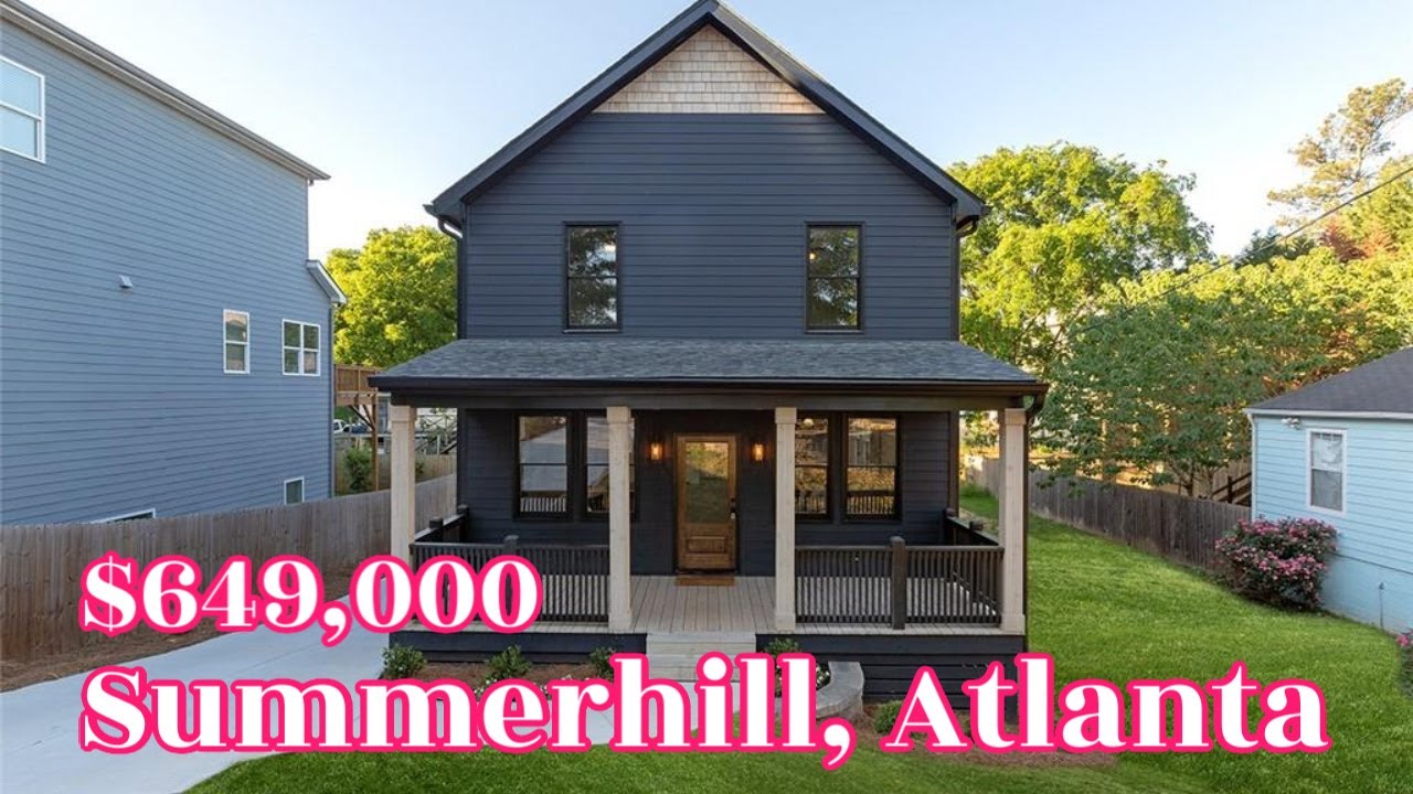 New Construction In Atlanta! Atlanta Homes For Sale YouTube