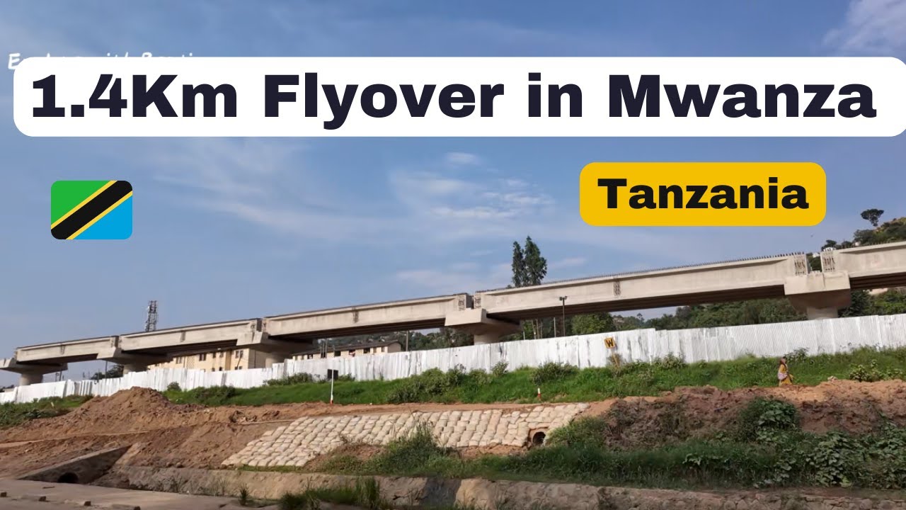 Exclusive! Construction of 1.4 Km Railway flyover (Viaduct) in Mwanza Tanzania East Africa