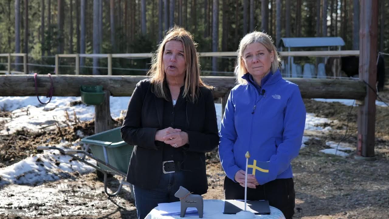 LIVE: Pressträff med Magdalena Andersson och Anna-Caren Sätherberg