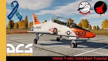 VNAO T-45C Goshawk Cold Start Tutorial | DCS | DCS World | Digital Combat Simulator