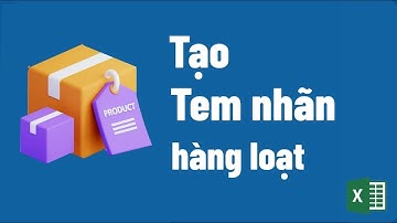 Tạo tem nhãn hàng loạt bằng MyExcel #myexcel #excel