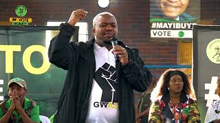 Secretary General Sibonelo Nomvalo Ders First  Address In Gauteng