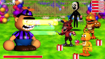I unlocked all the worlds and defeated Bubba and Porkpatch : FNaF World (2)