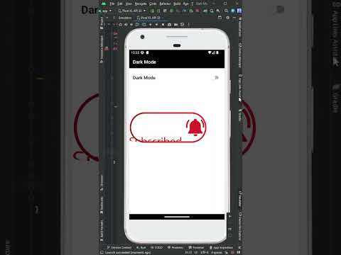 How to Create Switch for Light Mode to Dark Mode in Android Studio JAVA #androidstudio #java #coding