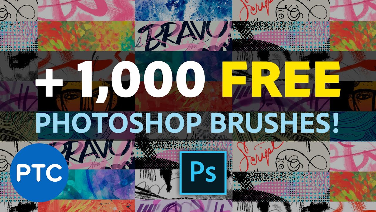 New Download Over 1,000 FREE High Quality Photoshop BRUSHES! Don't Miss Out!
