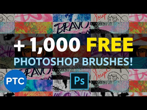 ดาวน์โหลดแปรง Photoshop คุณภาพสูงฟรีกว่า 1,000 ชิ้น!  อย่าพลาด!