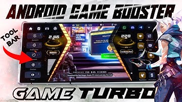 Best Android Game turbo 🚀 with game toolbar || best game booster for android 2025