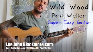 How to Play Wild Wood By Paul Weller | Super Easy Guitar chords