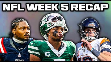 NFL Week 5 Recap