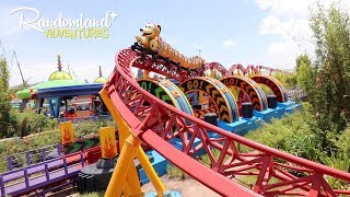 TOY STORY LAND at Walt Disney World! Slinky dog coaster and more!