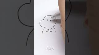 vẽ cô bé dễ thương #drawingtips #drawing #huongdanve #easydrawing #drawtips #draw #drawingtutorial
