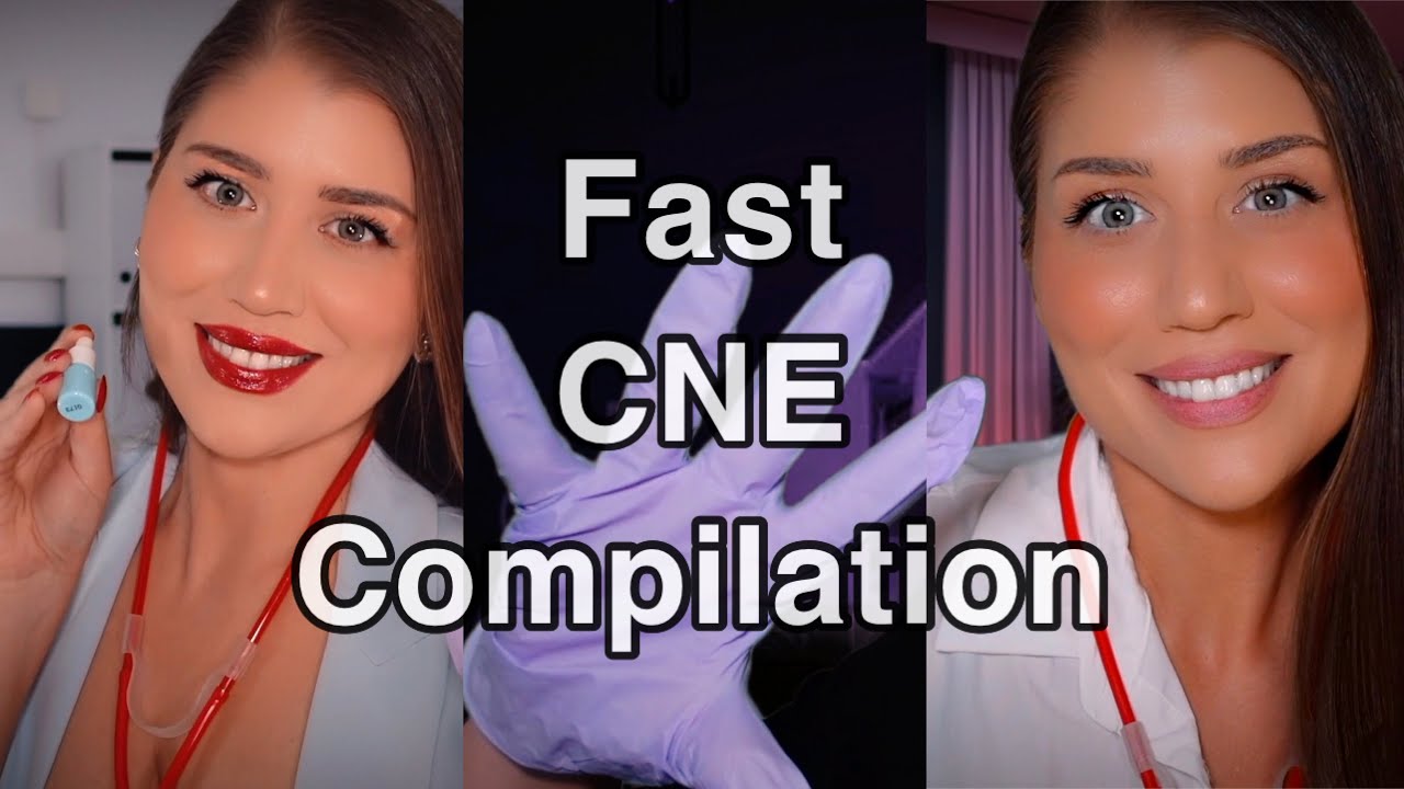 ASMR Fastest Cranial Nerve Exam Compilation  🇮🇹 (Italian Accent) Roleplay
